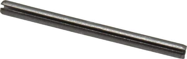 Value Collection - 1/16" Diam x 7/8" Long Slotted Spring Pin - Grade 420 Stainless Steel, Bright Finish - USA Tool & Supply