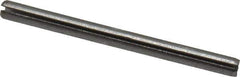 Value Collection - 1/16" Diam x 7/8" Long Slotted Spring Pin - Grade 420 Stainless Steel, Bright Finish - USA Tool & Supply