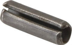 Made in USA - 5/64" Diam x 1/4" Long Slotted Spring Pin - Grade 420 Stainless Steel, Bright Finish - USA Tool & Supply