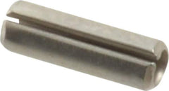 Value Collection - 3/32" Diam x 5/16" Long Slotted Spring Pin - Grade 420 Stainless Steel, Bright Finish - USA Tool & Supply