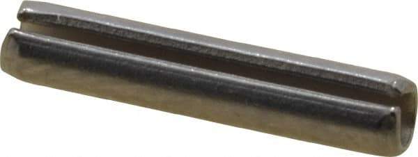 Value Collection - 3/32" Diam x 1/2" Long Slotted Spring Pin - Grade 420 Stainless Steel, Bright Finish - USA Tool & Supply