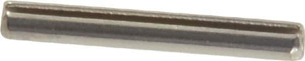 Made in USA - 3/32" Diam x 3/4" Long Slotted Spring Pin - Grade 420 Stainless Steel, Bright Finish - USA Tool & Supply