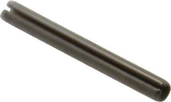 Made in USA - 3/32" Diam x 7/8" Long Slotted Spring Pin - Grade 420 Stainless Steel, Bright Finish - USA Tool & Supply