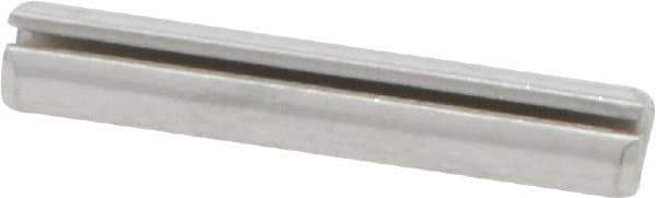 Made in USA - 1/8" Diam x 3/4" Long Slotted Spring Pin - Grade 420 Stainless Steel, Bright Finish - USA Tool & Supply
