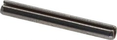 Made in USA - 1/8" Diam x 1" Long Slotted Spring Pin - Grade 420 Stainless Steel, Bright Finish - USA Tool & Supply