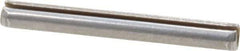 Made in USA - 1/8" Diam x 1-1/8" Long Slotted Spring Pin - Grade 420 Stainless Steel, Bright Finish - USA Tool & Supply