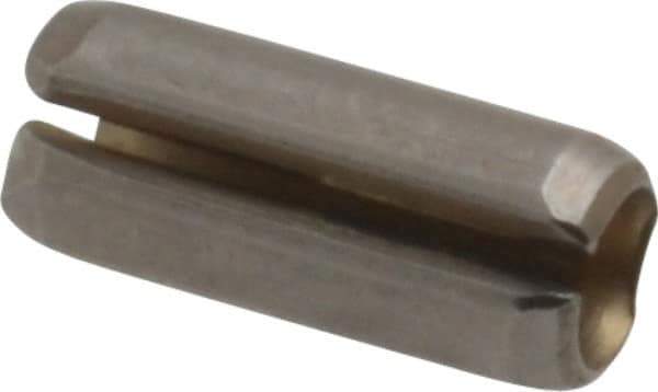 Value Collection - 5/32" Diam x 3/8" Long Slotted Spring Pin - Grade 420 Stainless Steel, Bright Finish - USA Tool & Supply
