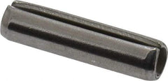 Made in USA - 5/32" Diam x 5/8" Long Slotted Spring Pin - Grade 420 Stainless Steel, Bright Finish - USA Tool & Supply