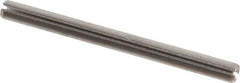 Made in USA - 5/32" Diam x 2" Long Slotted Spring Pin - Grade 420 Stainless Steel, Bright Finish - USA Tool & Supply