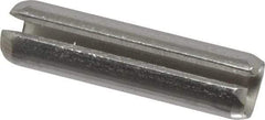 Made in USA - 3/16" Diam x 3/4" Long Slotted Spring Pin - Grade 420 Stainless Steel, Bright Finish - USA Tool & Supply