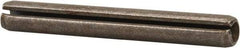 Made in USA - 3/16" Diam x 1-1/2" Long Slotted Spring Pin - Grade 420 Stainless Steel, Bright Finish - USA Tool & Supply