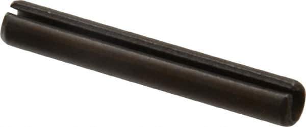 Made in USA - 7/32" Diam x 1-1/2" Long Slotted Spring Pin - Grade 420 Stainless Steel, Bright Finish - USA Tool & Supply