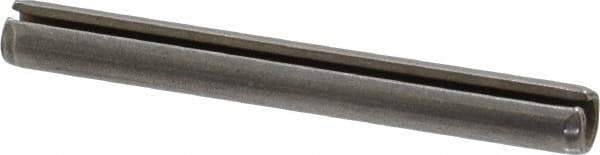Made in USA - 7/32" Diam x 2" Long Slotted Spring Pin - Grade 420 Stainless Steel, Bright Finish - USA Tool & Supply