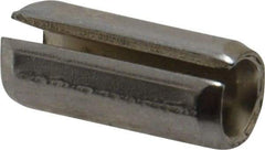 Made in USA - 5/16" Diam x 3/4" Long Slotted Spring Pin - Grade 420 Stainless Steel, Bright Finish - USA Tool & Supply