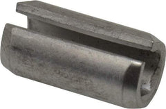Value Collection - 3/8" Diam x 3/4" Long Slotted Spring Pin - Grade 420 Stainless Steel, Bright Finish - USA Tool & Supply