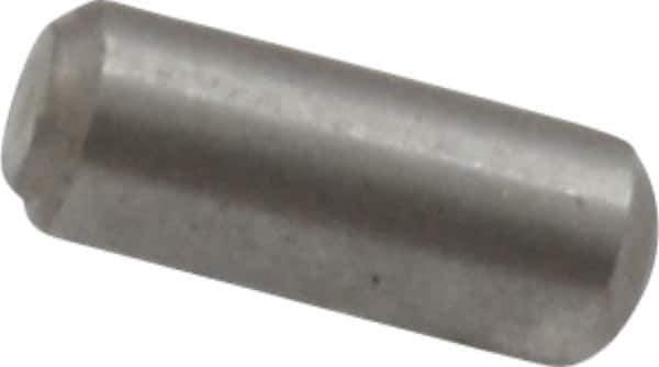 Value Collection - 3/32" Diam x 1/4" Pin Length 18-8 Stainless Steel Standard Dowel Pin - Bright Finish - USA Tool & Supply