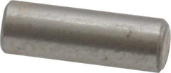 Value Collection - 1/8" Diam x 3/8" Pin Length 18-8 Stainless Steel Standard Dowel Pin - Bright Finish - USA Tool & Supply