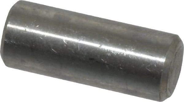 Value Collection - 1/4" Diam x 5/8" Pin Length 18-8 Stainless Steel Standard Dowel Pin - Bright Finish - USA Tool & Supply