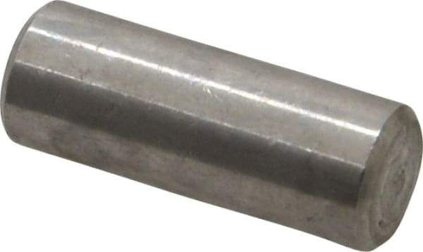 Value Collection - 3/8" Diam x 1" Pin Length 18-8 Stainless Steel Standard Dowel Pin - Bright Finish - USA Tool & Supply