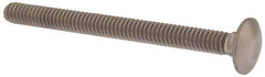 Value Collection - 1/4-20 UNC 3" Length Under Head, Standard Square Neck, Carriage Bolt - 18-8 Stainless Steel, Uncoated - USA Tool & Supply