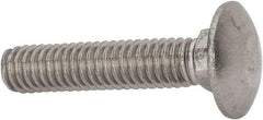 Value Collection - 5/16-18 UNC 1-1/2" Length Under Head, Standard Square Neck, Carriage Bolt - 18-8 Stainless Steel, Uncoated - USA Tool & Supply