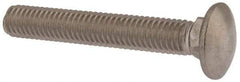 Value Collection - 3/8-16 UNC 2-1/2" Length Under Head, Standard Square Neck, Carriage Bolt - 18-8 Stainless Steel, Uncoated - USA Tool & Supply