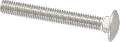 Value Collection - 3/8-16 UNC 3" Length Under Head, Standard Square Neck, Carriage Bolt - 18-8 Stainless Steel, Uncoated - USA Tool & Supply