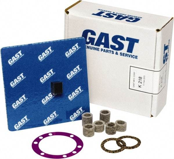 Gast - 13 Piece Air Compressor Repair Kit - For Use with Gast Model #0211-103A-G8CX and #0211-103A-G230CX - USA Tool & Supply