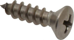 Value Collection - #10 Oval Head Phillips Sheet Metal Screw - Stainless Steel, 3/4" OAL, Grade 18-8 - USA Tool & Supply
