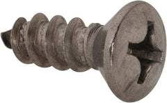 Value Collection - #14 Oval Head Phillips Sheet Metal Screw - Stainless Steel, 3/4" OAL, Grade 18-8 - USA Tool & Supply