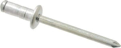 RivetKing - Size 62-64 Dome Head Aluminum Multi Grip Blind Rivet - Steel Mandrel, 0.062" to 1/4" Grip, 3/8" Head Diam, 0.192" to 0.196" Hole Diam, 0.519" Length Under Head, 3/16" Body Diam - USA Tool & Supply