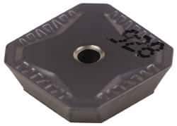 Iscar - SEKR42 76 Grade IC928 Carbide Milling Insert - TiAlN Finish, 0.1252" Thick, 1/2" Inscribed Circle - USA Tool & Supply