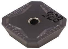 Iscar - SEKR42 76 Grade IC928 Carbide Milling Insert - TiAlN Finish, 0.1252" Thick, 1/2" Inscribed Circle - USA Tool & Supply