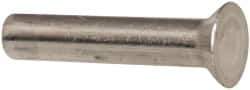 RivetKing - 1/8" Body Diam, Countersunk Aluminum Solid Rivet - 5/8" Length Under Head, Grade 1100F, 78° Countersunk Head Angle - USA Tool & Supply