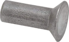 RivetKing - 3/16" Body Diam, Countersunk Uncoated Steel Solid Rivet - 1/2" Length Under Head, 90° Countersunk Head Angle - USA Tool & Supply