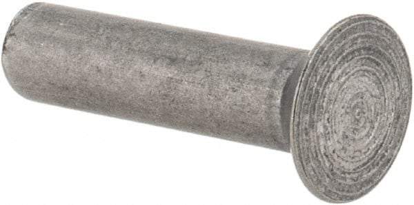 RivetKing - 3/16" Body Diam, Countersunk Steel Solid Rivet - 3/4" Length Under Head, 90° Countersunk Head Angle - USA Tool & Supply