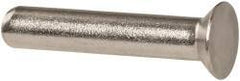 RivetKing - 3/16" Body Diam, Countersunk Stainless Steel Solid Rivet - 1" Length Under Head, Grade 18-8, 90° Countersunk Head Angle - USA Tool & Supply