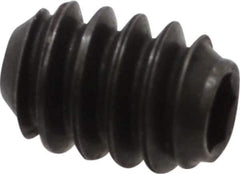Holo-Krome - #6-32 UNC, 3/16" OAL, Cup Point Set Screw - Grade 8 Alloy Steel, 1/16" Key - USA Tool & Supply