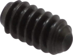 Holo-Krome - #6-32 UNC, 1/4" OAL, Cup Point Set Screw - Grade 8 Alloy Steel, 1/16" Key - USA Tool & Supply