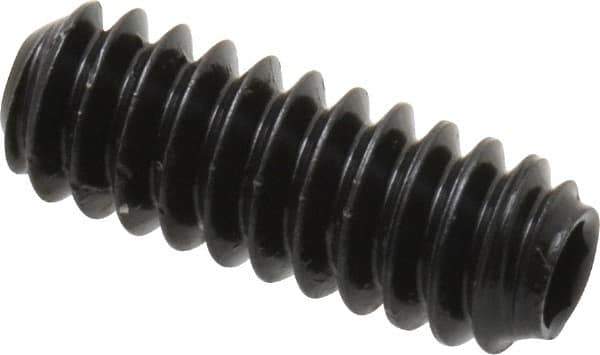 Holo-Krome - #6-32 UNC, 3/8" OAL, Cup Point Set Screw - Grade 8 Alloy Steel, 1/16" Key - USA Tool & Supply