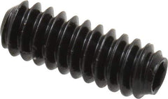 Holo-Krome - #6-32 UNC, 3/8" OAL, Cup Point Set Screw - Grade 8 Alloy Steel, 1/16" Key - USA Tool & Supply