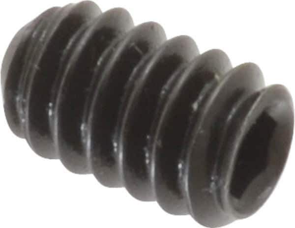 Holo-Krome - #10-24 UNC, 5/16" OAL, Cup Point Set Screw - Grade 8 Alloy Steel, 3/32" Key - USA Tool & Supply