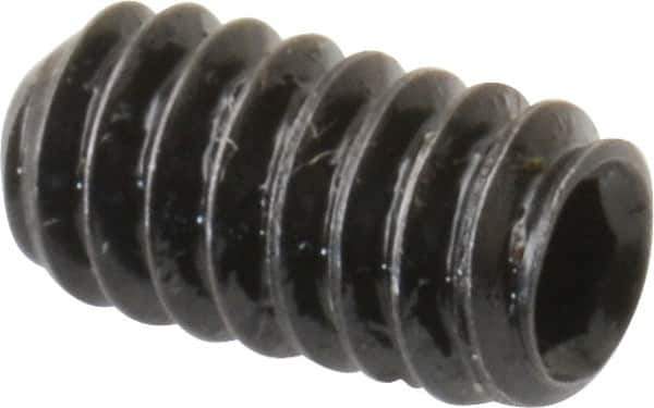 Holo-Krome - #10-24 UNC, 3/8" OAL, Cup Point Set Screw - Grade 8 Alloy Steel, 3/32" Key - USA Tool & Supply