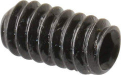 Holo-Krome - #10-24 UNC, 3/8" OAL, Cup Point Set Screw - Grade 8 Alloy Steel, 3/32" Key - USA Tool & Supply