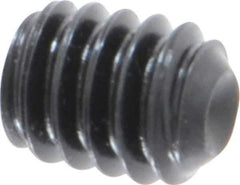 Holo-Krome - 1/4-20 UNC, 5/16" OAL, Cup Point Set Screw - Grade 8 Alloy Steel, 1/8" Key - USA Tool & Supply