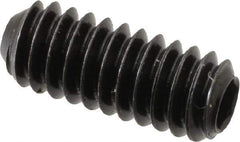 Holo-Krome - 1/4-20 UNC, 5/8" OAL, Cup Point Set Screw - Grade 8 Alloy Steel, 1/8" Key - USA Tool & Supply