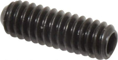 Holo-Krome - 1/4-20 UNC, 3/4" OAL, Cup Point Set Screw - Grade 8 Alloy Steel, 1/8" Key - USA Tool & Supply