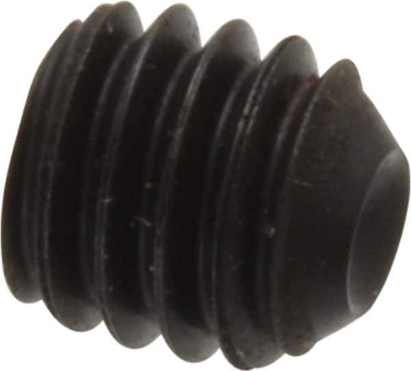 Holo-Krome - 5/16-18 UNC, 5/16" OAL, Cup Point Set Screw - Grade 8 Alloy Steel, 5/32" Key - USA Tool & Supply