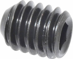 Holo-Krome - 5/16-18 UNC, 3/8" OAL, Cup Point Set Screw - Grade 8 Alloy Steel, 5/32" Key - USA Tool & Supply