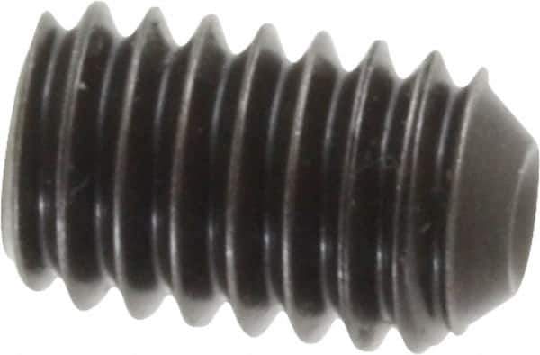 Holo-Krome - 5/16-18 UNC, 1/2" OAL, Cup Point Set Screw - Grade 8 Alloy Steel, 5/32" Key - USA Tool & Supply